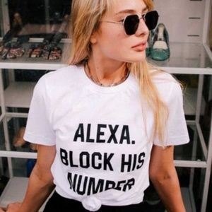 ALEXA BLOCK HIS NUMBER TEES!